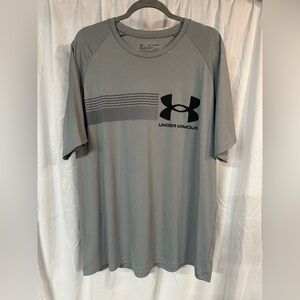Under Armour Men's Short Sleeve Gray Tee